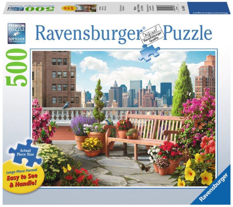Ravensburger Záhrada na streche XXL 500 dielikov