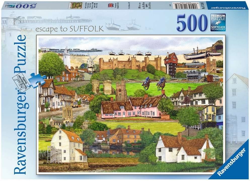 Ravensburger Útek do Suffolku 500 dielikov