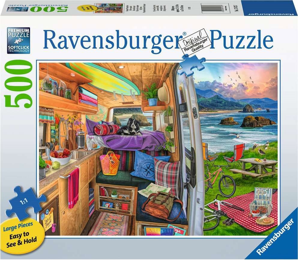 Ravensburger Pohled z karavanu XXL 500 dílků