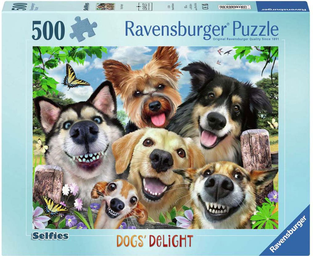 Ravensburger Psí selfie 500 dílků
