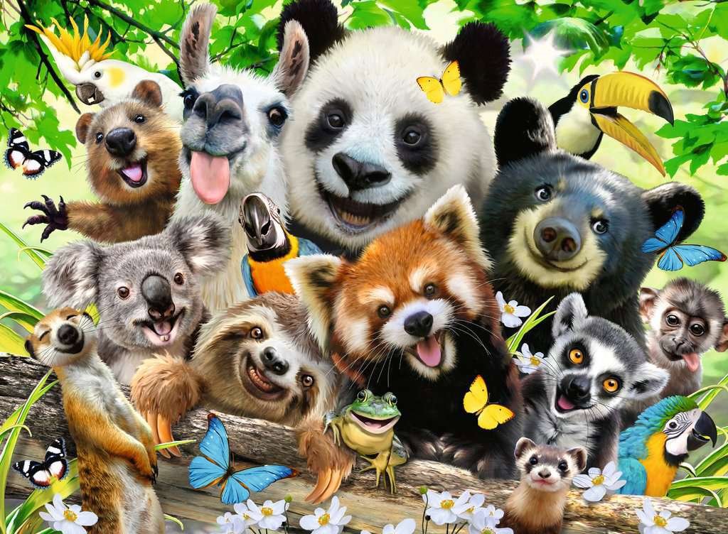 Ravensburger Zvířecí selfie XXL 300 dílků