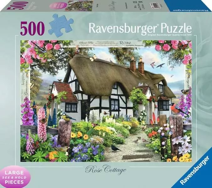Ravensburger Chaloupka u růží 500 dílků