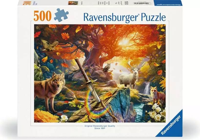 Ravensburger Meč Excalibur v lese 500 dílků