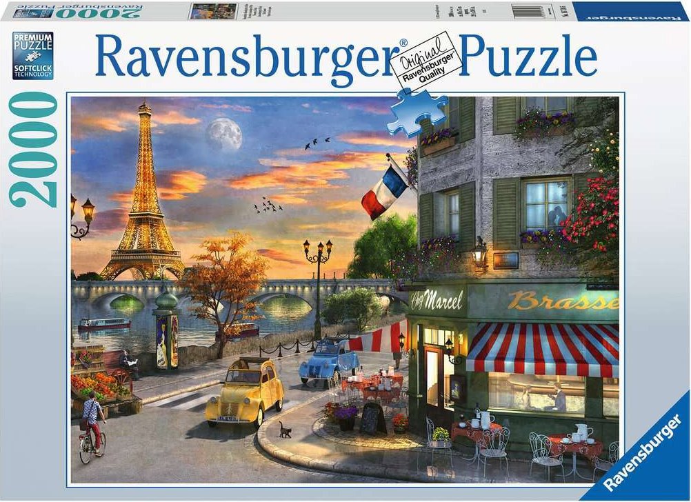 Ravensburger Západ slunce v Paříži 2000 dílků