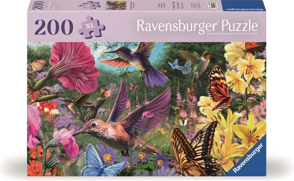 Ravensburger Svět kolibříků a motýlů 200 dílků