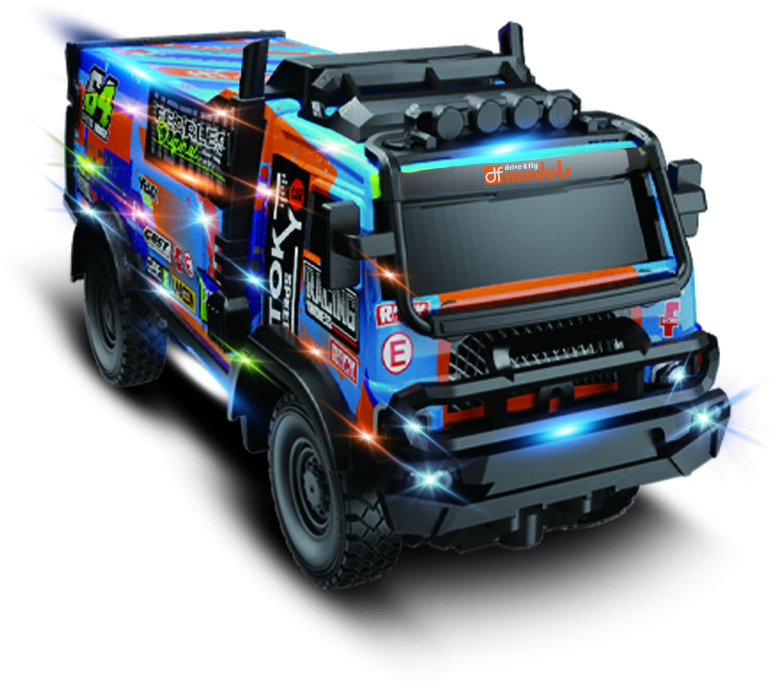 DF models RC truck Mountain Truck Rally Van 1 : 18 RTR