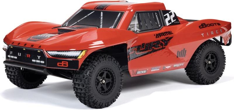 Arrma Fury Mega 550 1:10 RTR červené