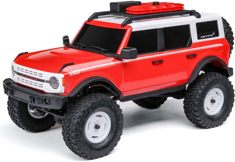 Axial SCX24 Ford Bronco 2021 1:24 4WD RTR červený