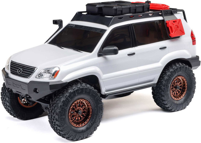 Axial SCX24 Lexus GX 470 1:24 4WD RTR biely
