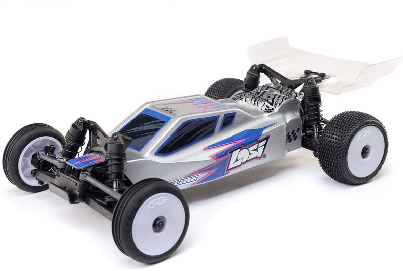 Losi Micro-B 1:24 RTR strieborné