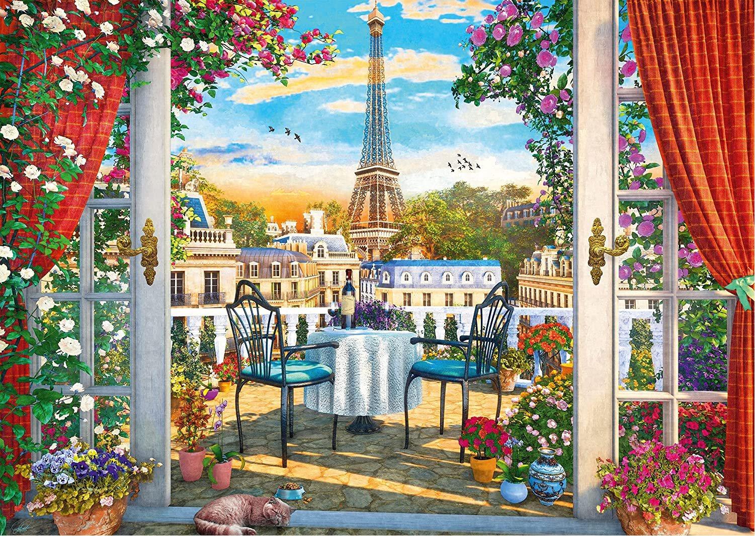 Schmidt Puzzle Terasa v Paríži 1000 díielikov