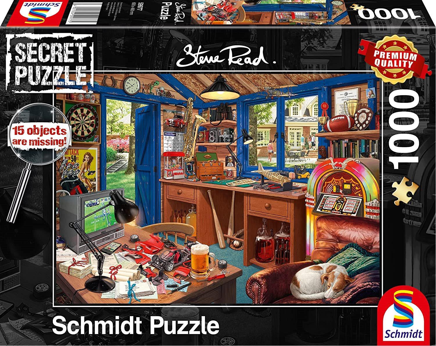 Schmidt Secret puzzle Otcova dielňa 1000 dielikov
