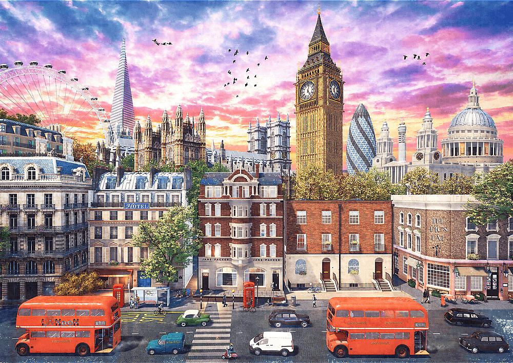 Trefl Puzzle Prechádzka Londýnom 4000 dielikov