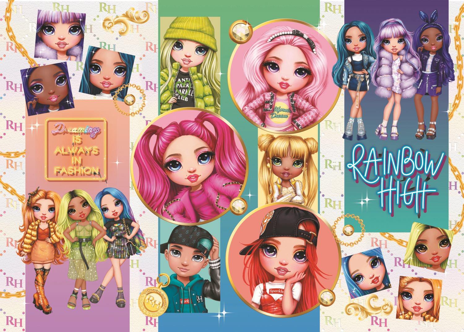 Trefl Puzzle Rainbow High Priateľstvo 200 dielikov