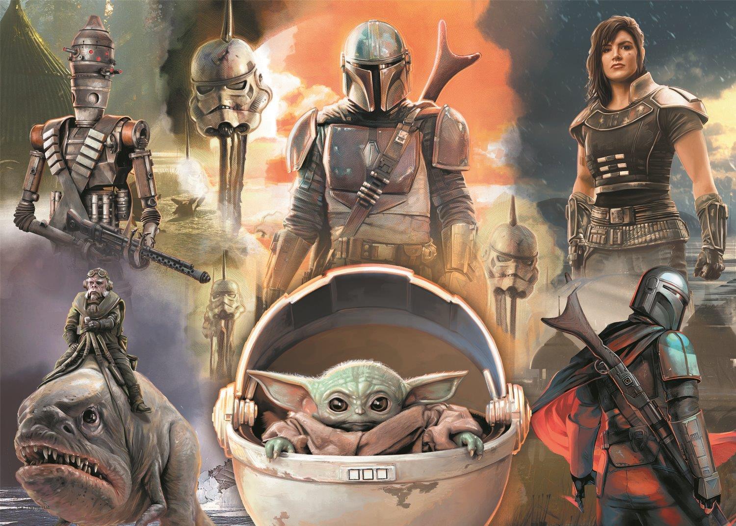 Trefl Puzzle The Mandalorian: Pripravení na boj 200 dielikov