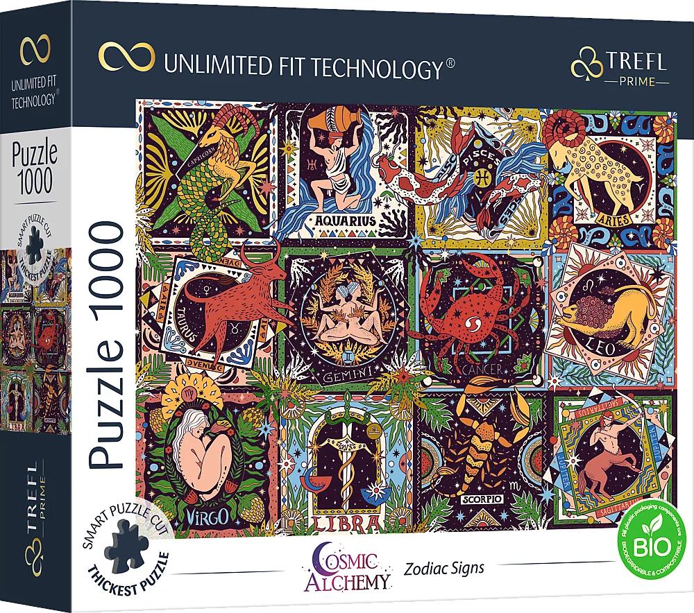 Trefl Puzzle UFT Vesmírna mágia: Znamenie zverokruhu 1000 dielikov