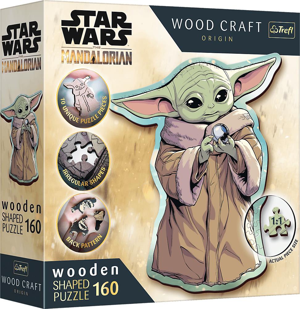 Trefl Wood Craft Origin puzzle The Mandalorian: Grogu 160 dielikov