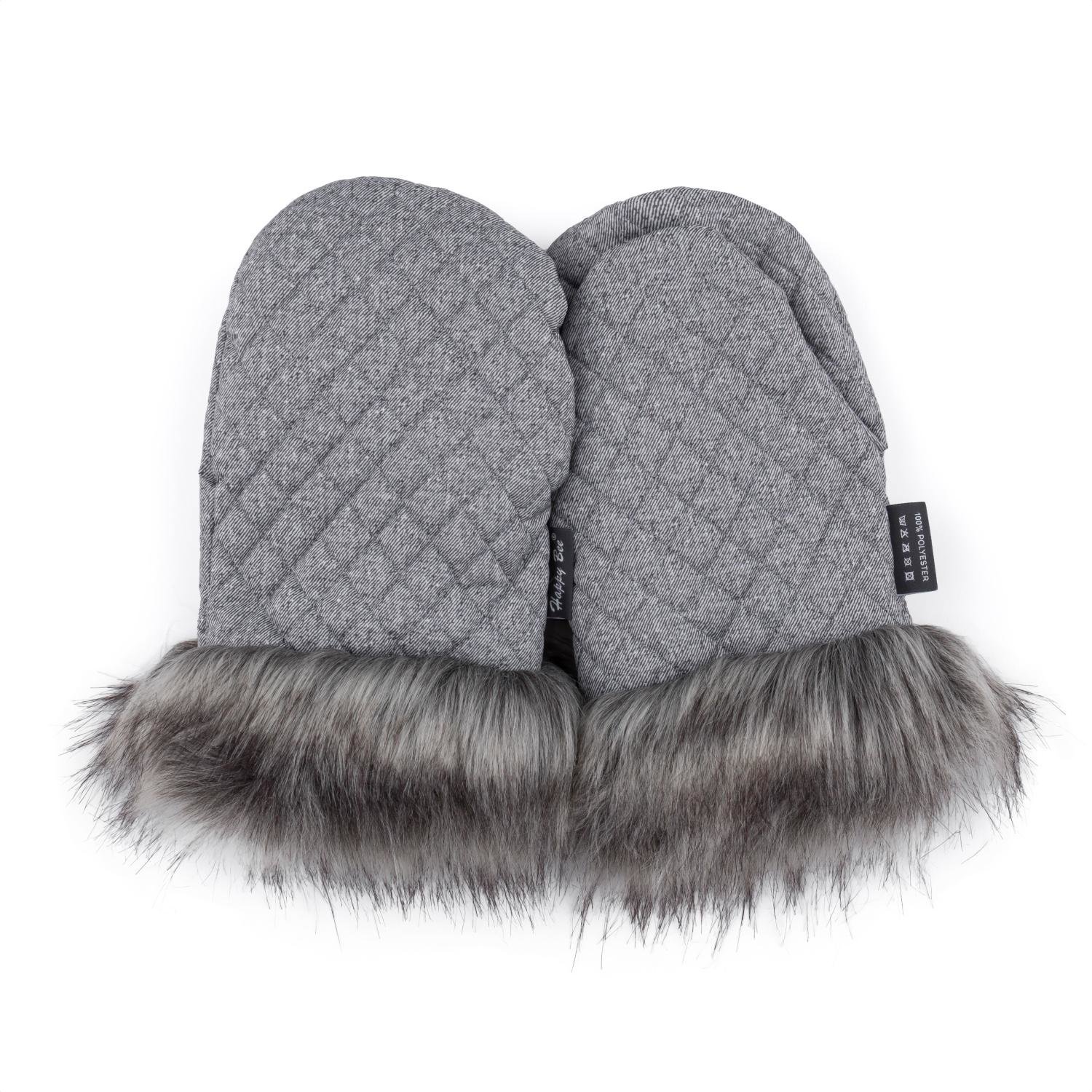 HappyBee rukavice Trinity DIAMOND Grey/Grey