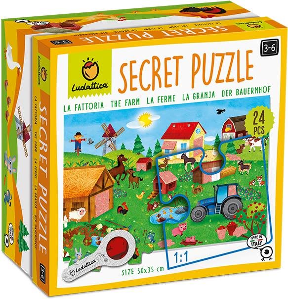 Ludattica Secret Puzzle s lupou, Farma