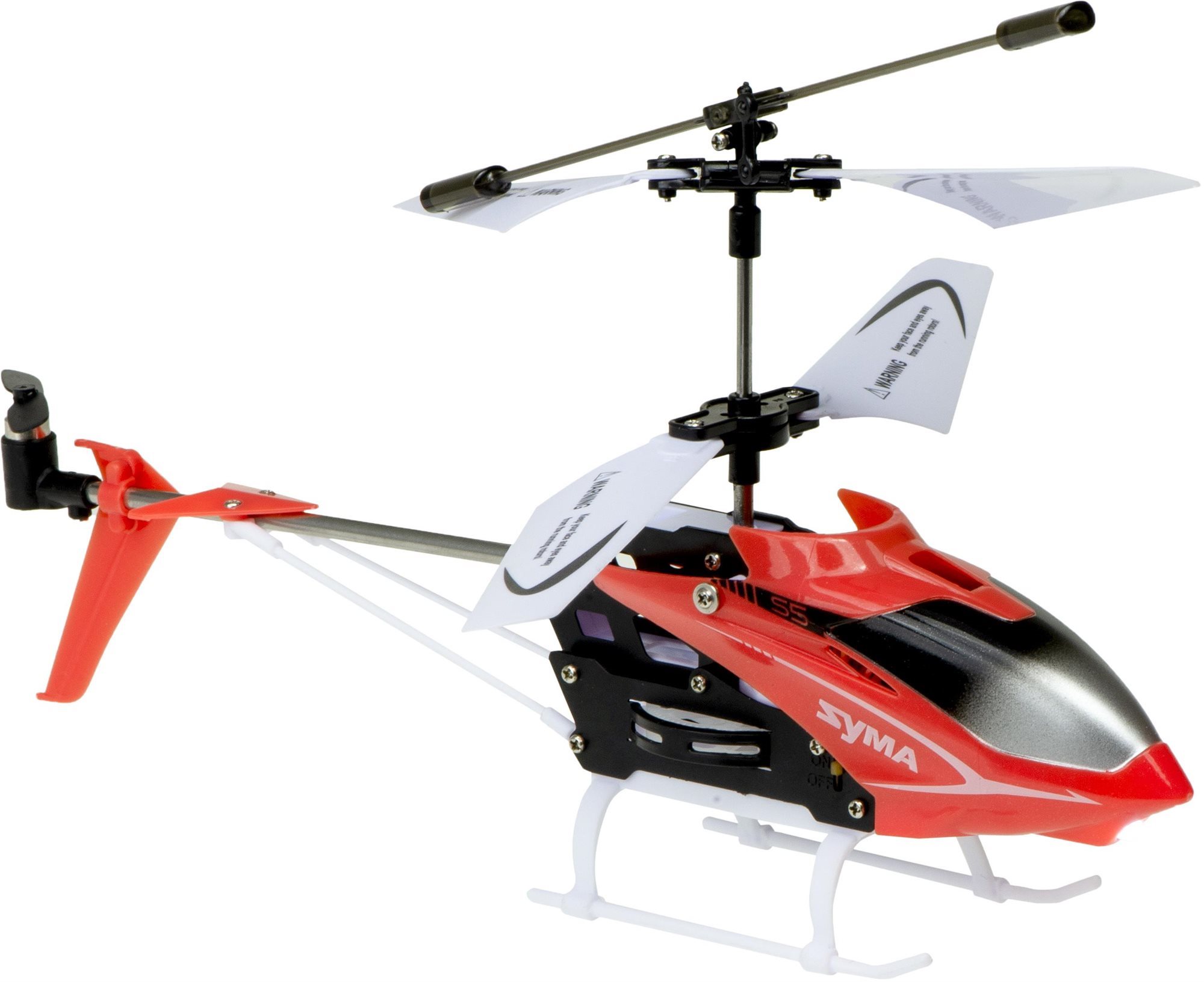 SYMA S5 RC, vrtuľník 3CH červený