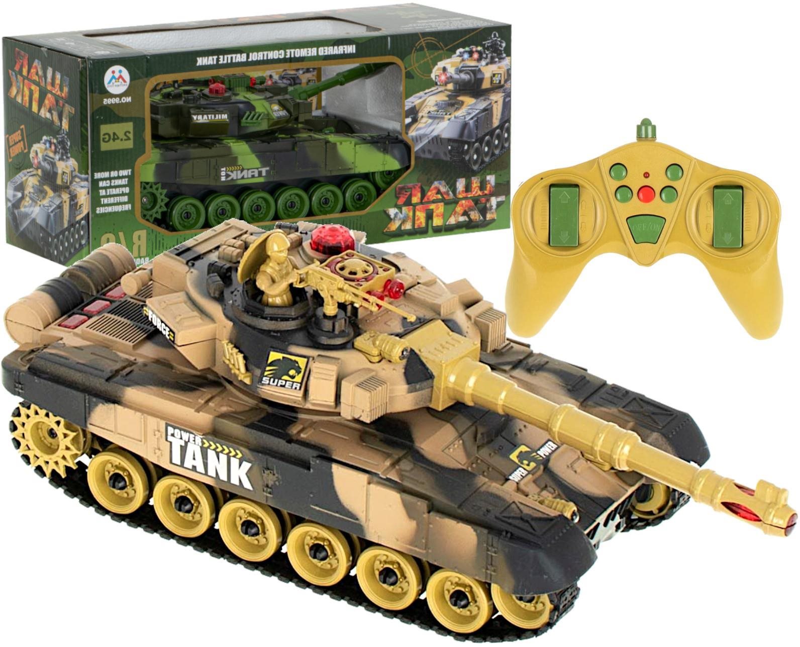 RC vojnový tank 9993 2,4 GHz desert