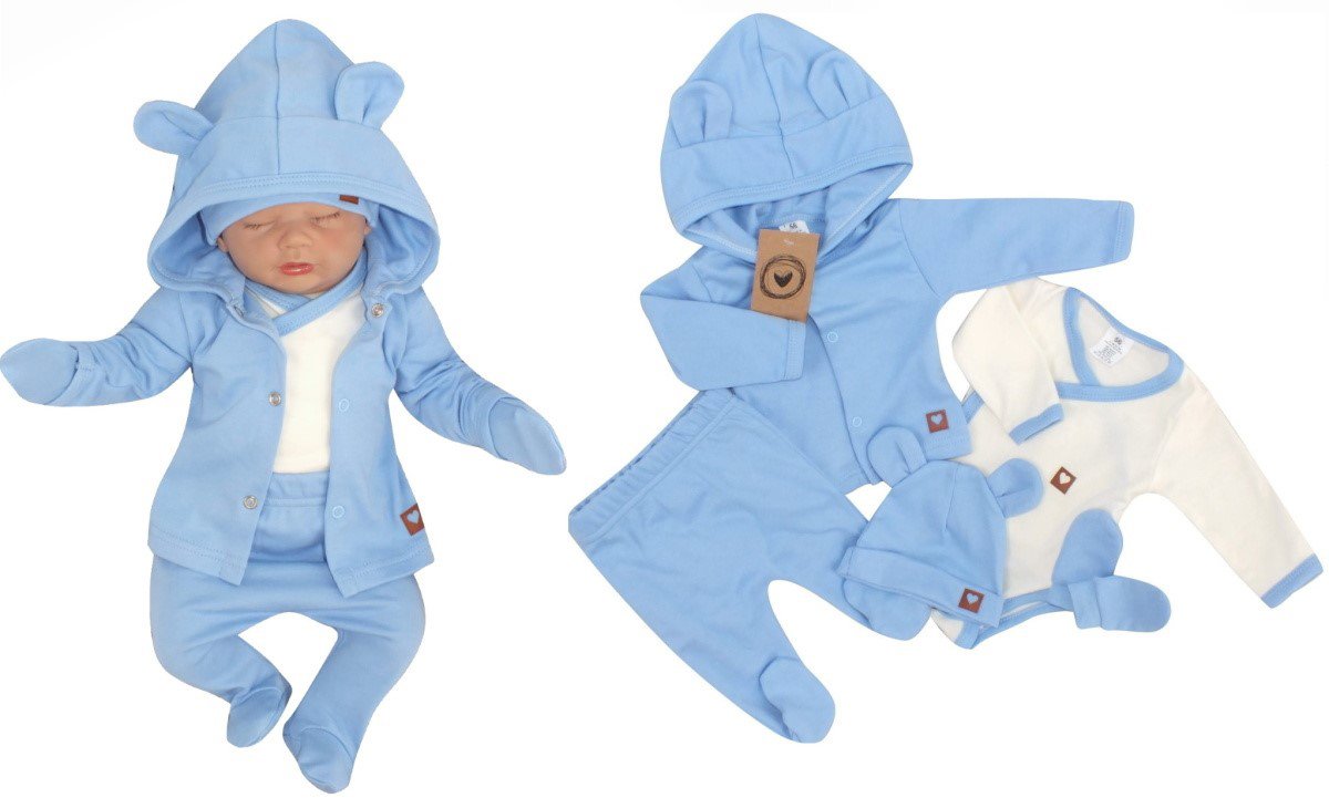 Z&Z Súprava do pôrodnice 5D, modrá, veľ. 62