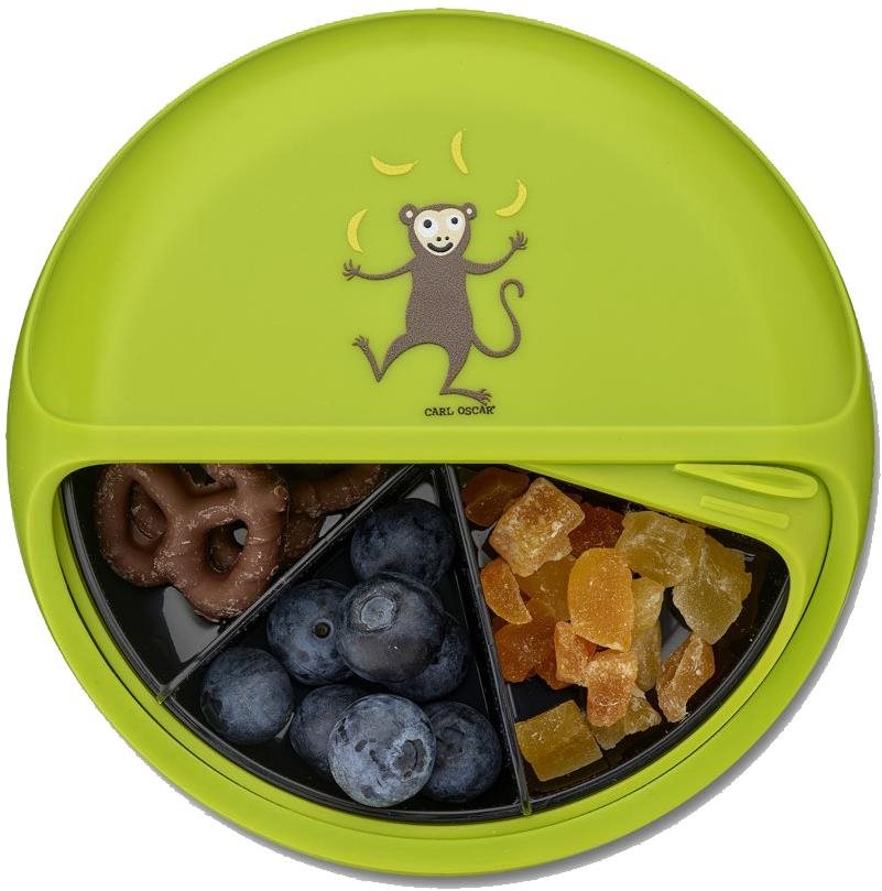 Carl Oscar SnackDISK – detský desiatový disk, limetkový