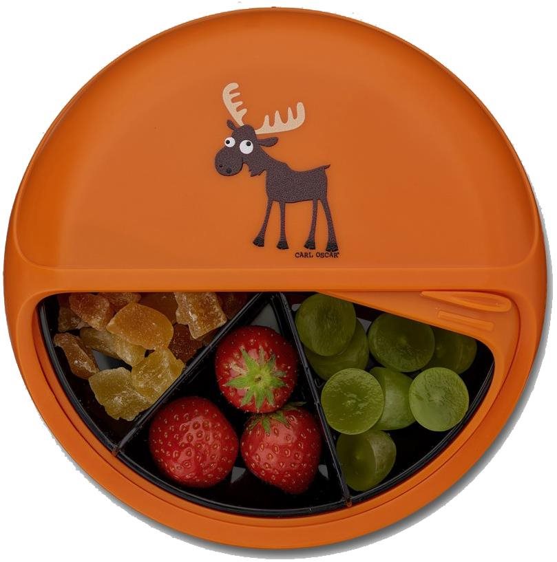 Carl Oscar SnackDISK – detský desiatový disk, oranžový