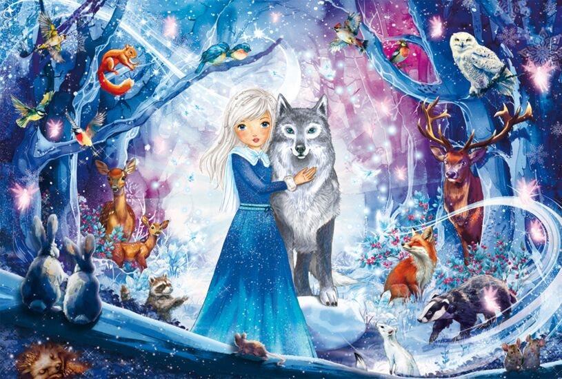 SCHMIDT Puzzle Princezná v zasneženom lese 100 dielikov