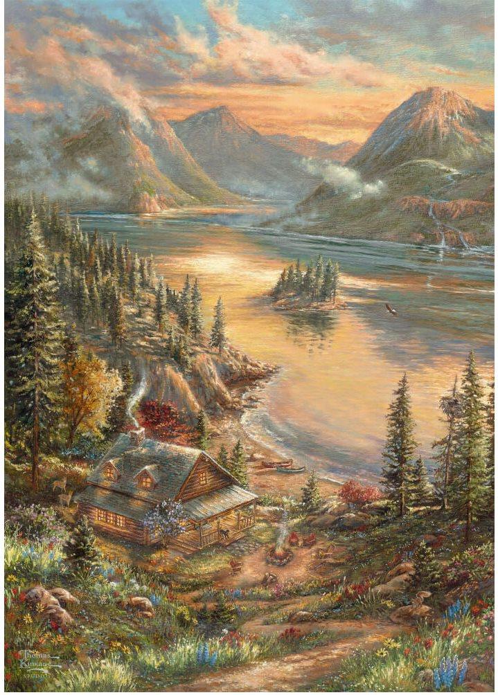 SCHMIDT Puzzle Pohľad na jazero 500 dielikov