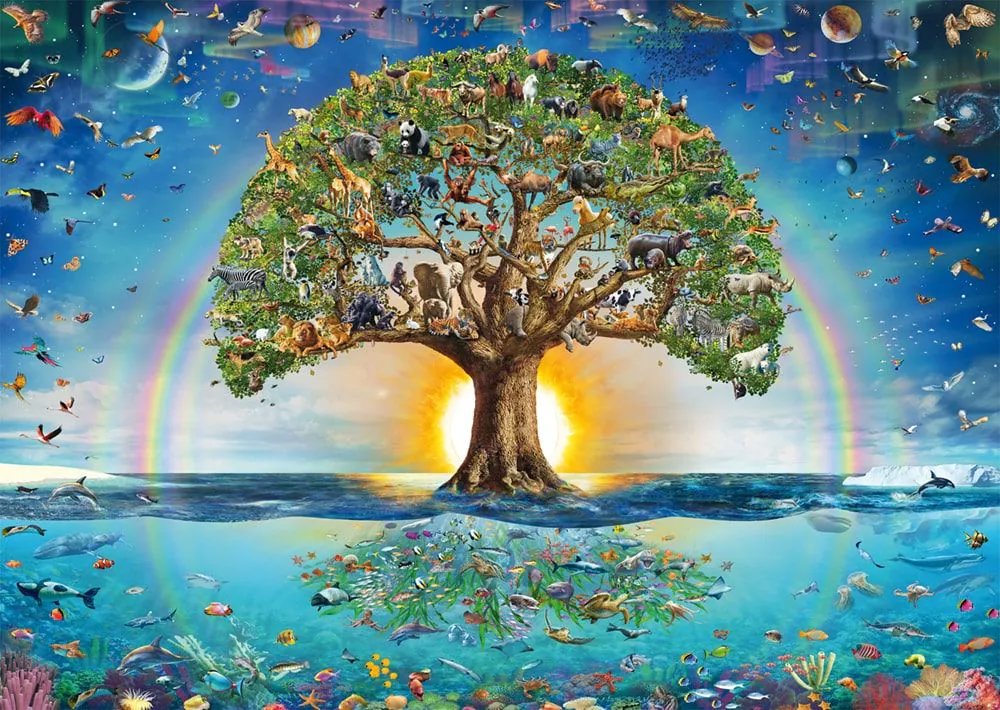 SCHMIDT Puzzle Magický strom života 1000 dielikov