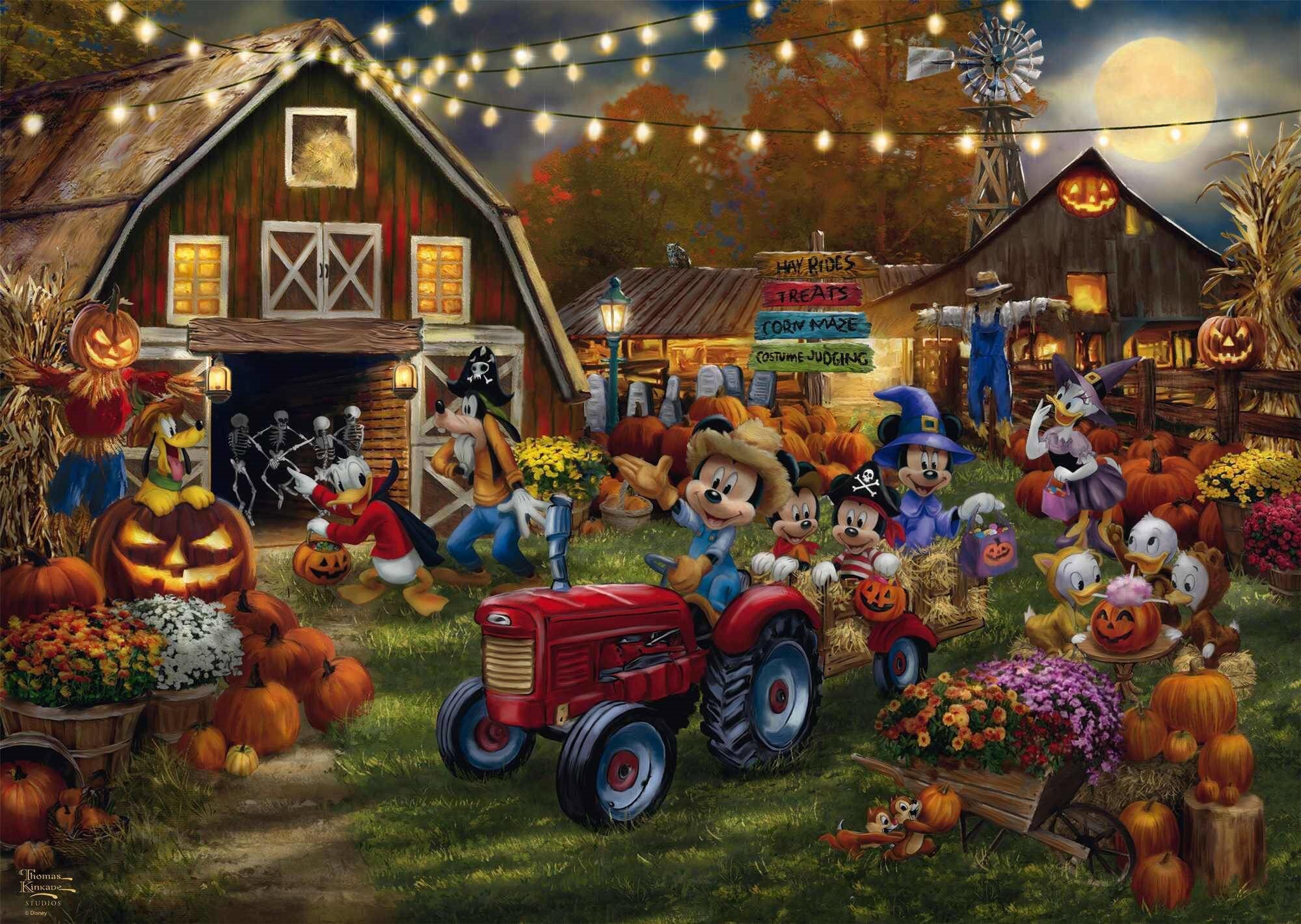 Schmidt Mickey a Minnie: Tekvicová slávnosť 1000 dielikov