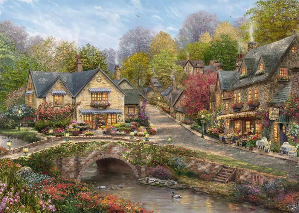 Schmidt Leto v Cobblestone village 2000 dielikov