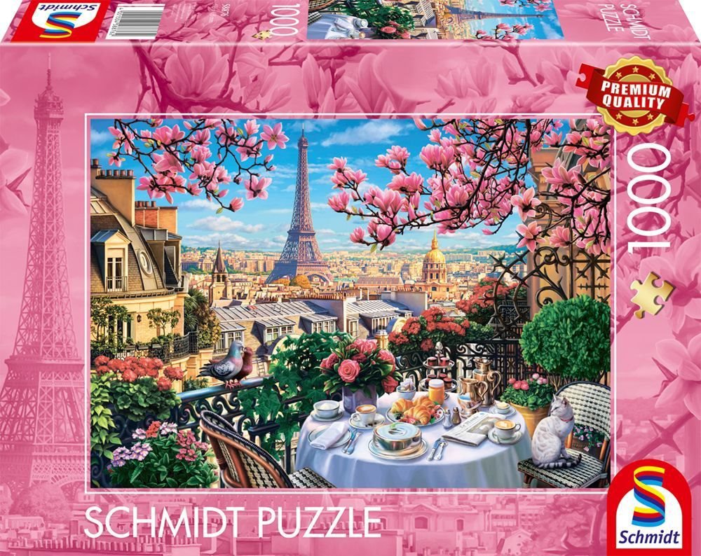 SCHMIDT Puzzle Snídaně v Paříži 1000 dílků