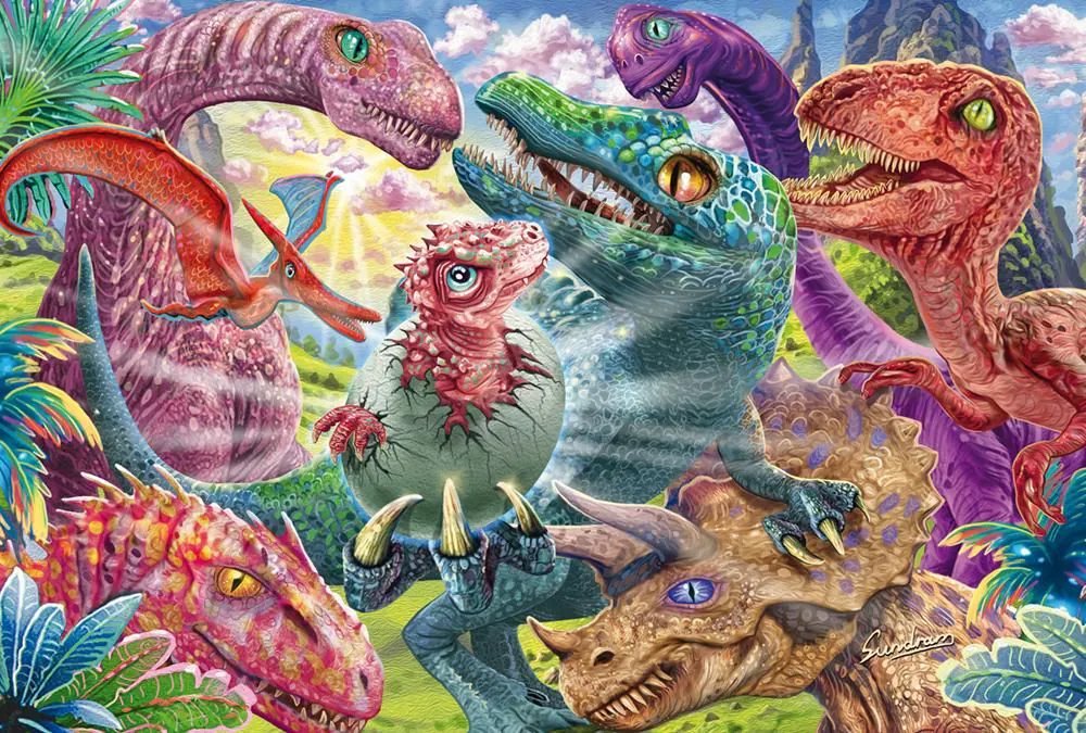 Schmidt Malý dinosaurus 100 dielikov