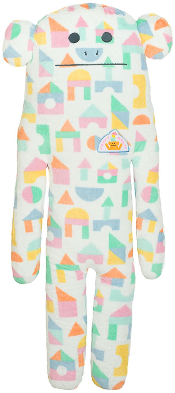 SCANquilt plyšová hračka FRIEND – CRAFTHOLIC Loris L geo pastelová