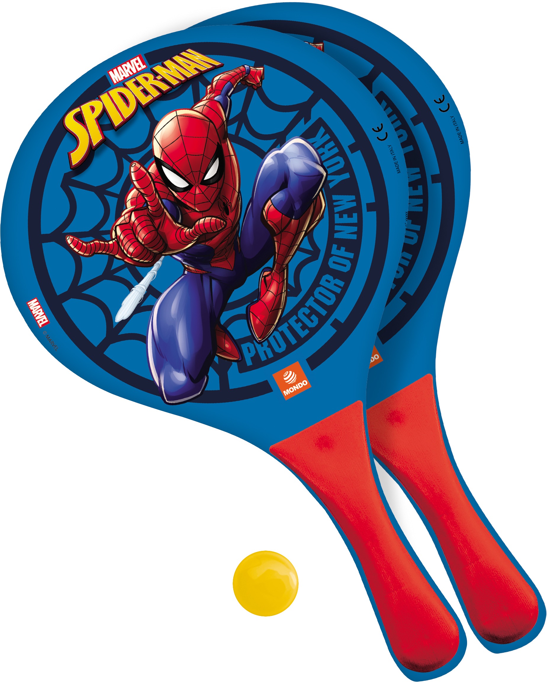 Plážový tenis Spiderman Mondo modrý, Spiderman