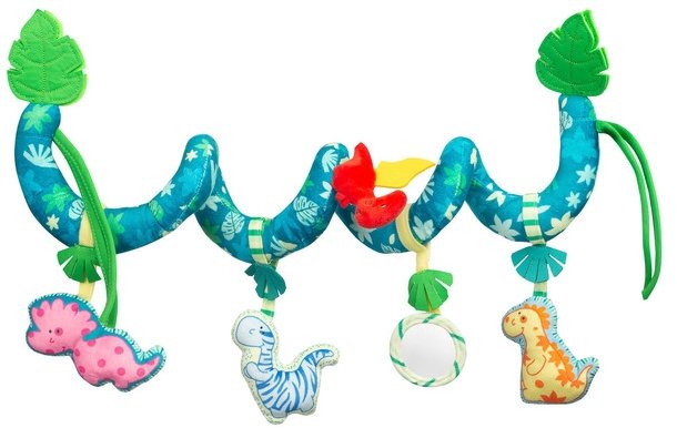 Sensillo Edukační, kontrastní spirála Colorful Dino