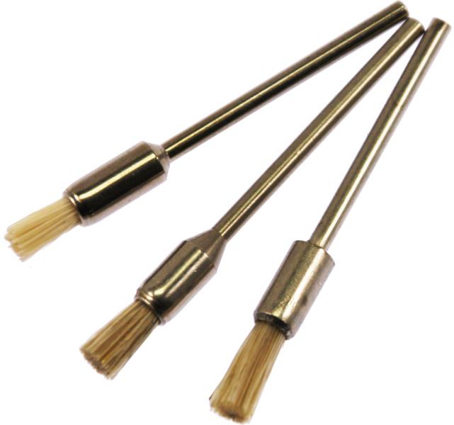 Shesto Rotacraft stopková silónová kefa biela (3 ks)