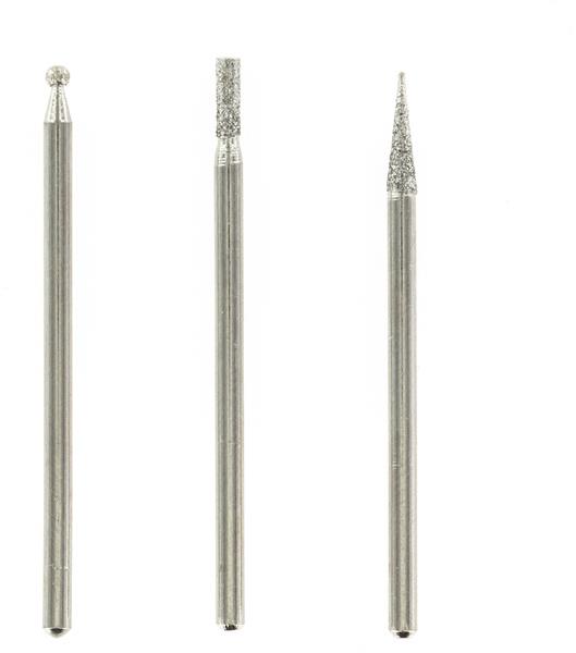 Shesto Rotacraft stopkové diamantové gravírovacie nástroje súprava 2 (3 ks)