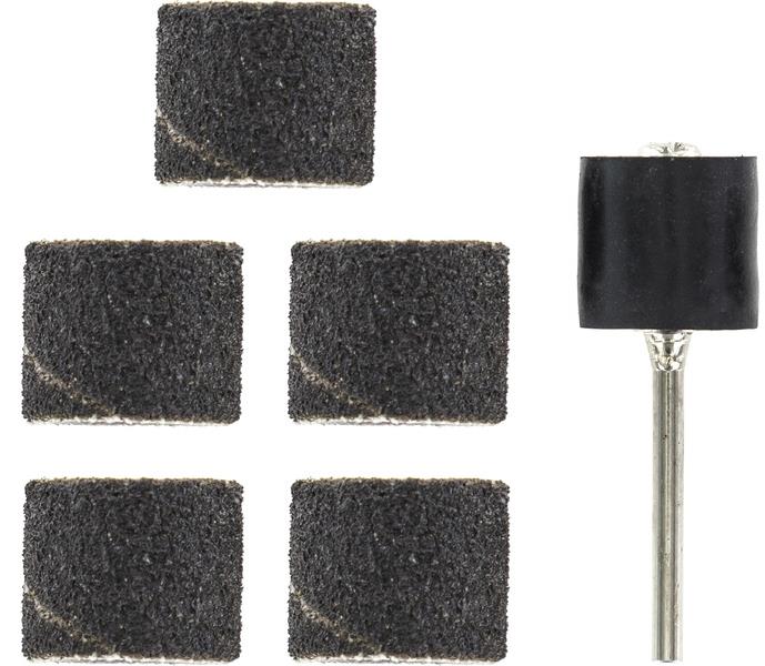 Shesto Rotacraft brúsne valčeky P240 (5 ks) so stopkovým unášačom