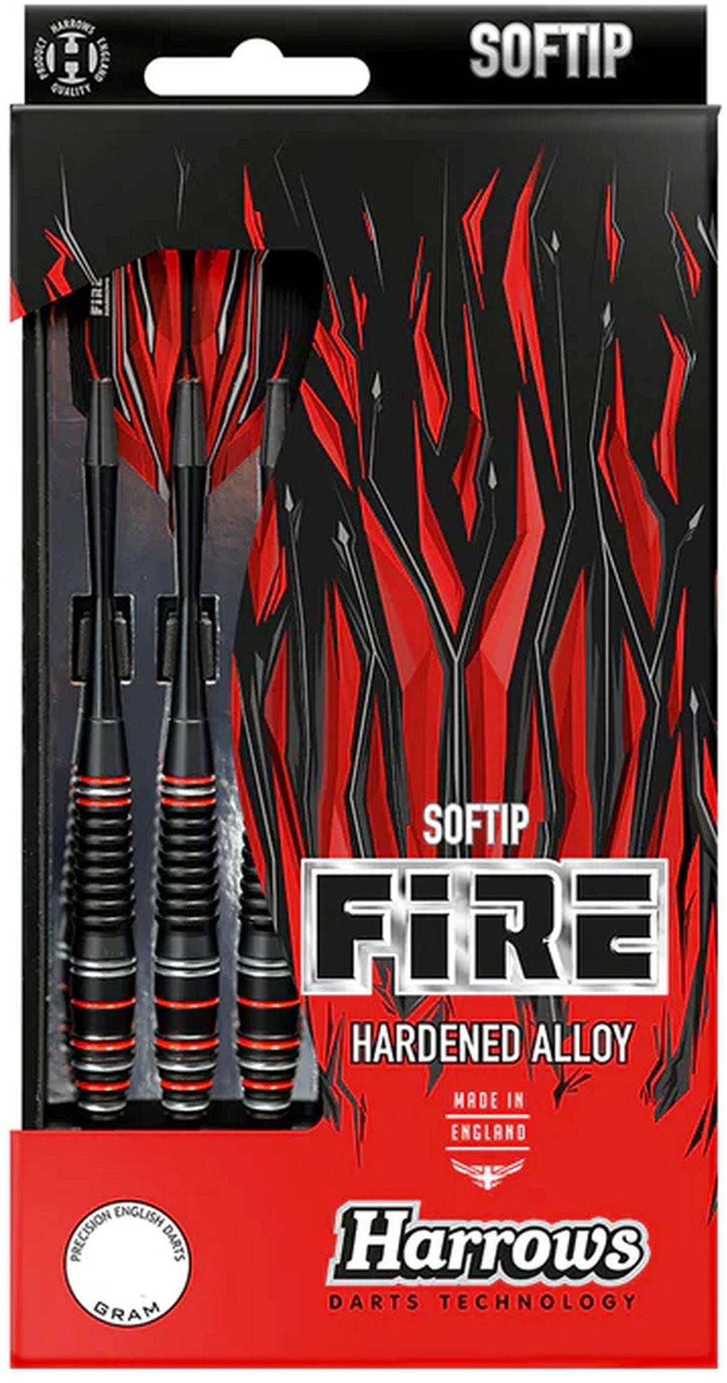 HARROWS Šipky Harrows Fire High Grade Alloy soft 20 g