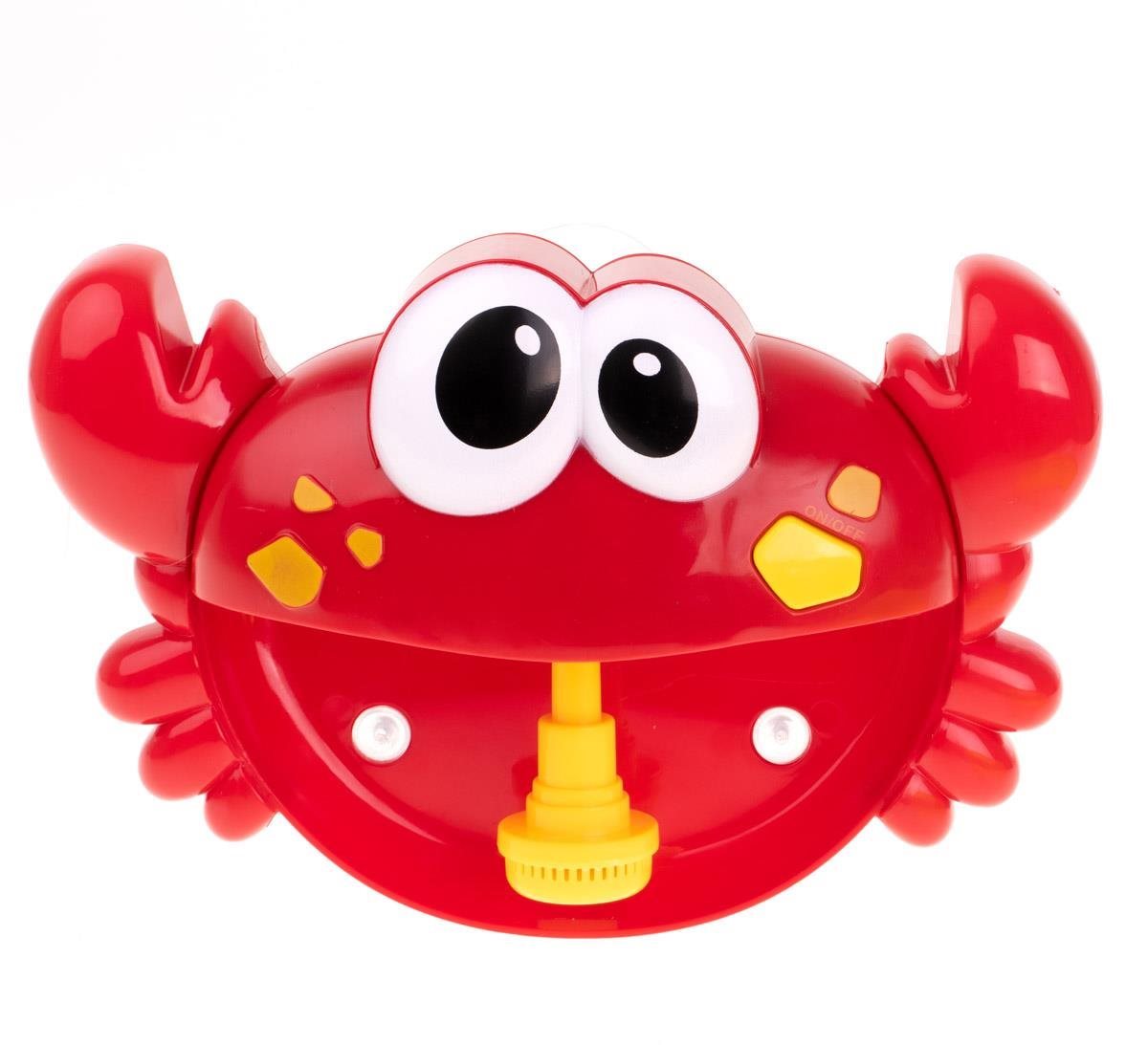Pěnová hračka do koupele s generátorem bublinek krab