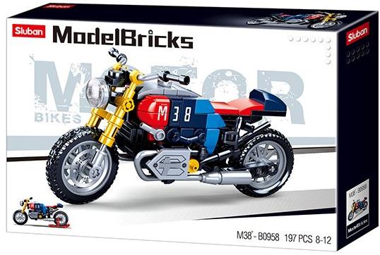 Sluban Model Bricks M38-B0958 Motorka Café racer