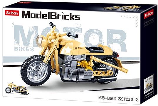 Sluban Model Bricks M38-B0959 Armádna motorka