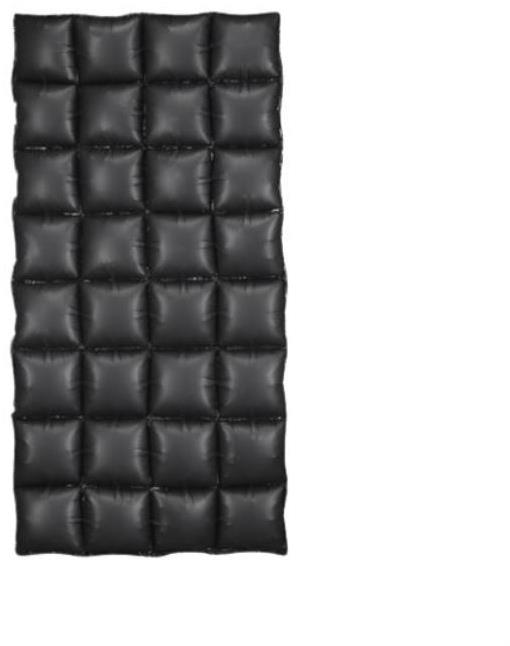 Partydeco Balónová mozaika, záves, matná čierna, 72 × 143 cm
