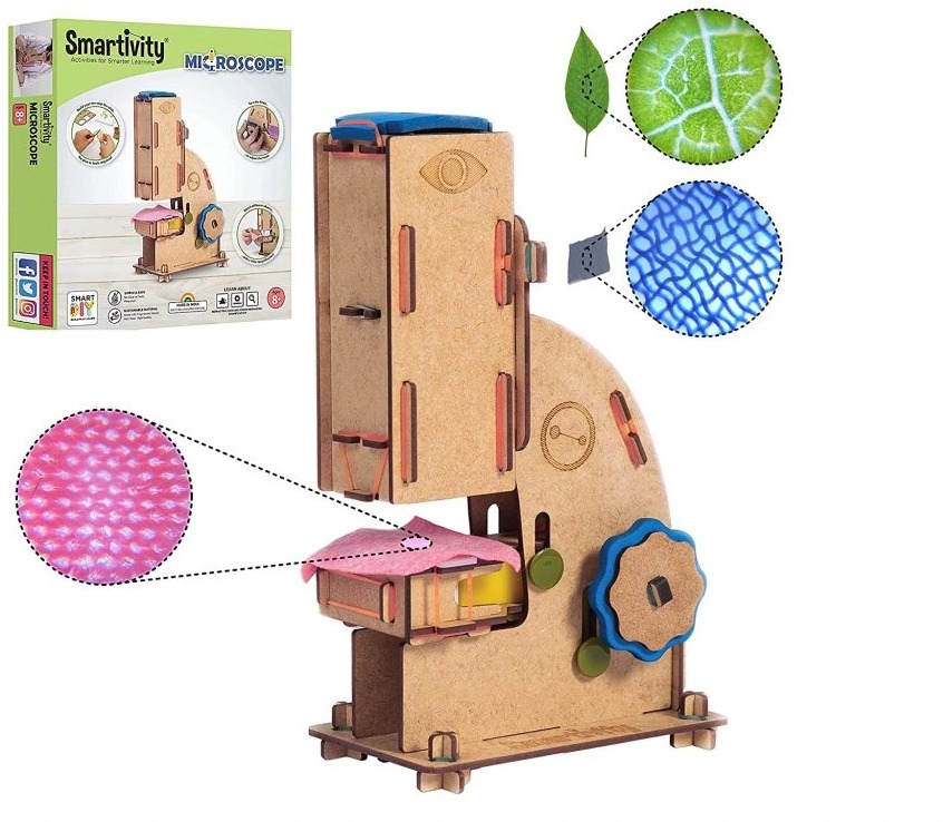 Smartivity – Mikroskop, drevená stavebnica