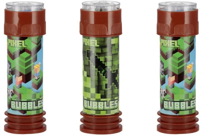 Smart Balloons Bublifuk Minecraft pixel 55 ml, 3 ks