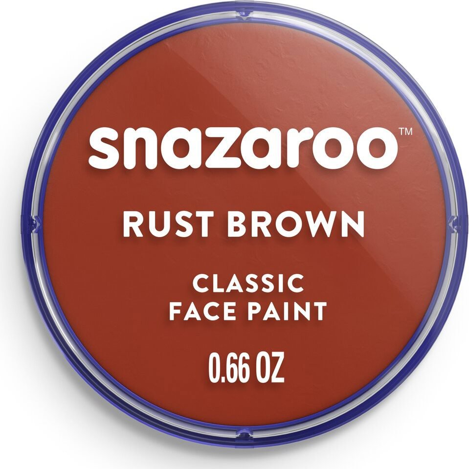Snazaroo Rezavě hnědá (Rust Brown) 18 ml