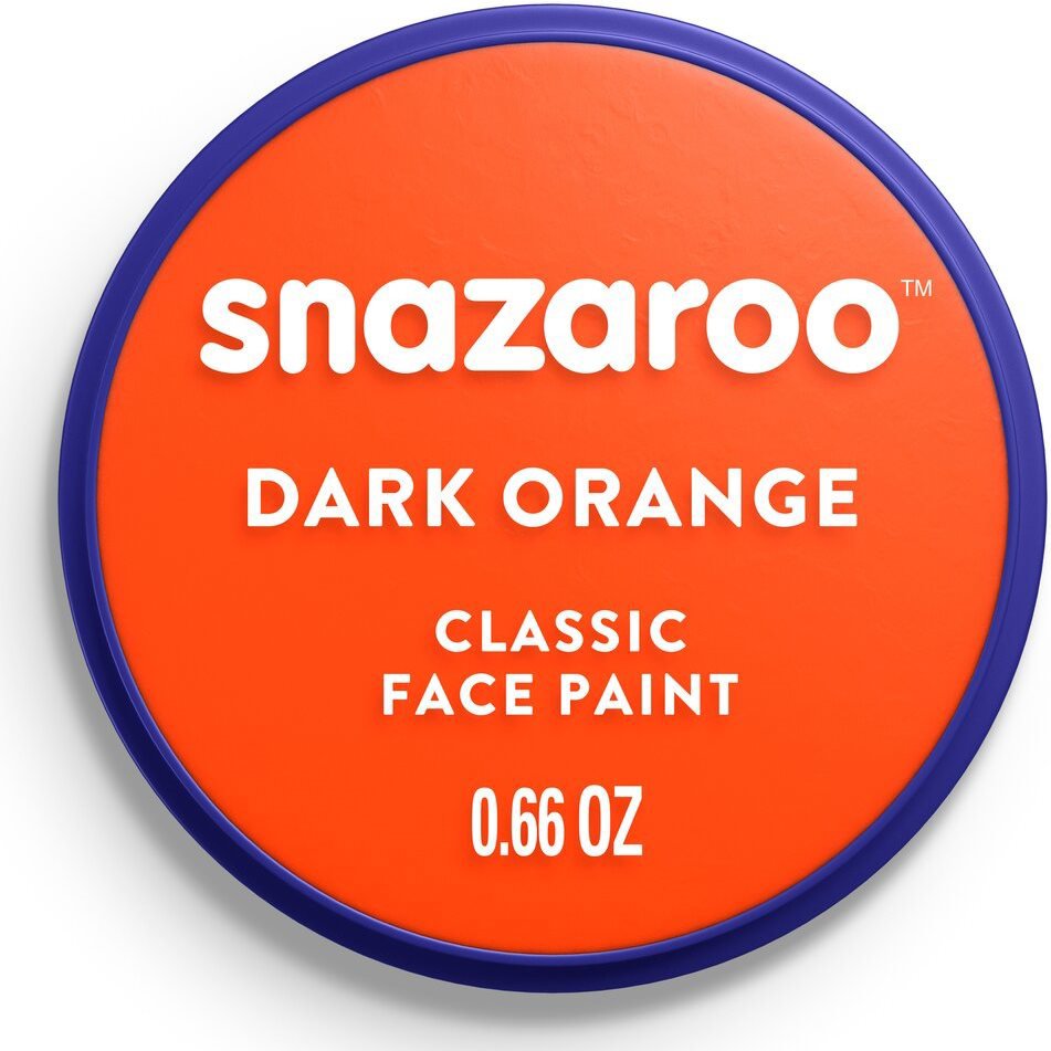 Snazaroo Tmavě oranžová (Dark Orange) 18 ml